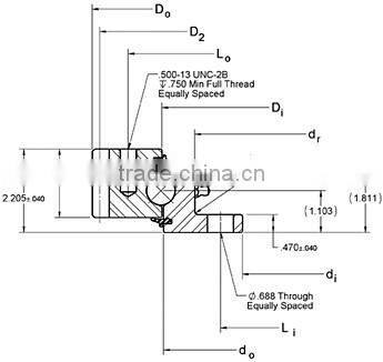 RK6-33E1Z Slewing Bearings (28.9x37.2x2.205in) BYC Boying Bearing turntable bearing Germany Bearing replace