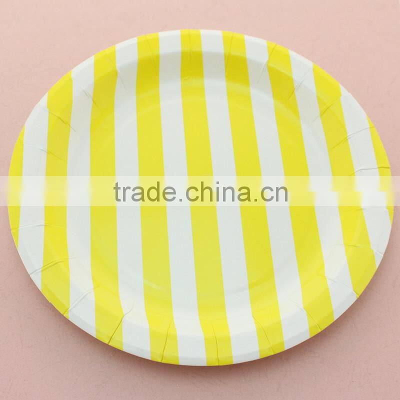 New products 2015 wholesales 9 inch round PAPER PLATES