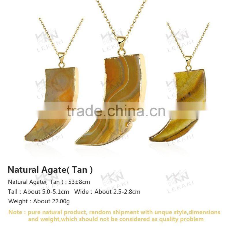 Top sale long chains necklace / popular long chains amber necklace