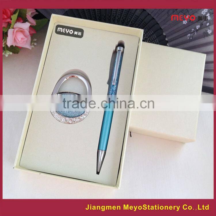 Touch Pen and Women's bag decorative hanger,promotional items, Gift set 2015