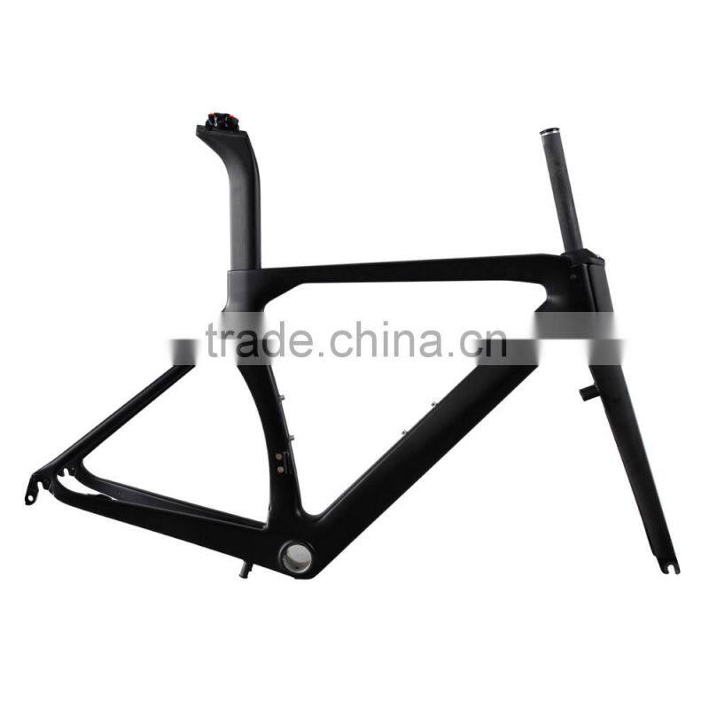 2016 new trend carbon road bike frame aerodynamic racing bicycle frameset AERO004