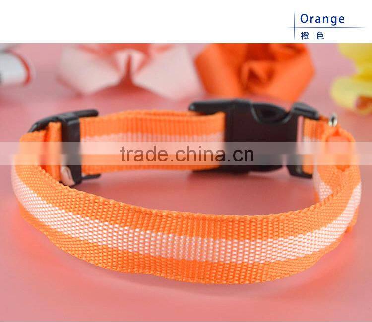 Chiristmas Flashing Light Up Bling LED Dog Collars