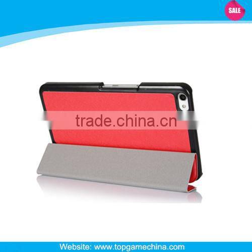 Ultra-thin Stand Leather case for huawei mediapad x1 ,7 Inch tablet case