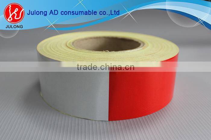 Best sale reflective tape 3100 double color white reflective tape light reflective tape 5cm*50m
