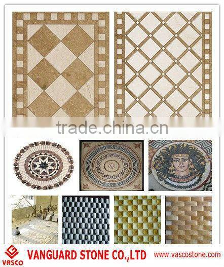 Tile round mosaic medallion floor patterns wholesaler price