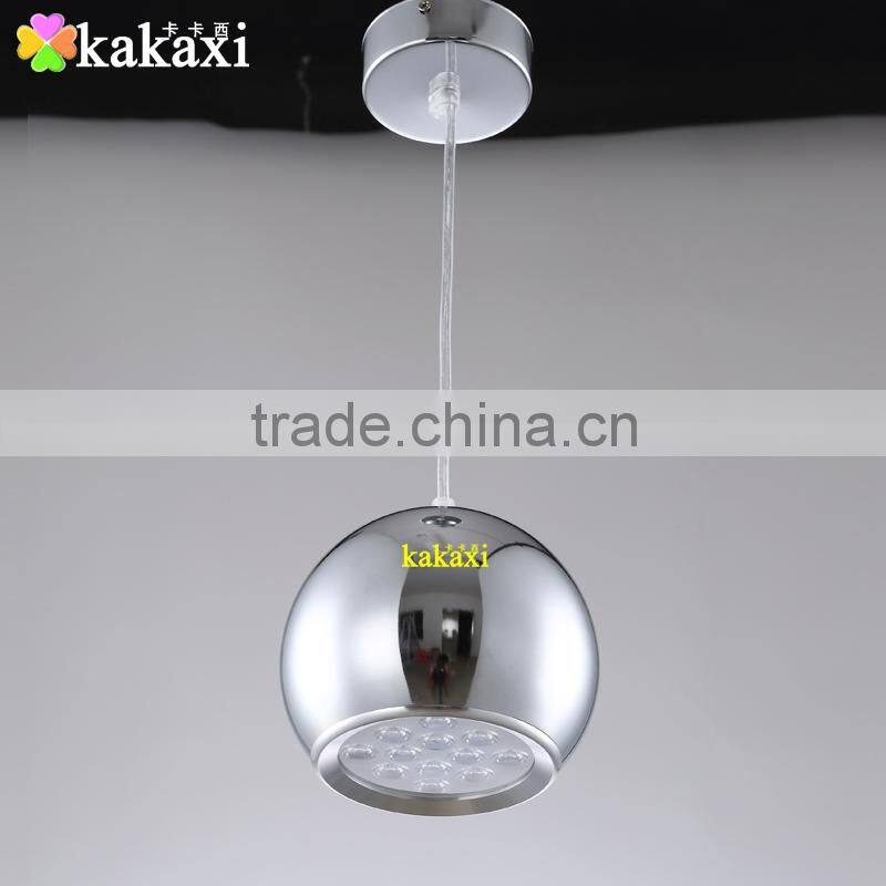 18W Apple LED Pendant Lights For Dining Room Lamp Plating Silver Color Creative LED Art Chandelier