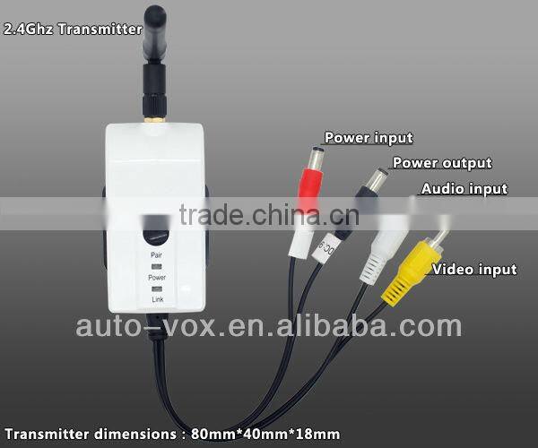 2400~2483.5Mhz 2.4G digital wireless transmitter and receiver for heavy duty vehicles