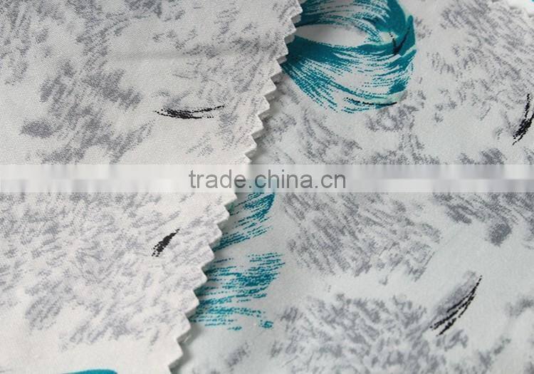 2016 beautiful bowknot designs digital printed fabric 100 cotton