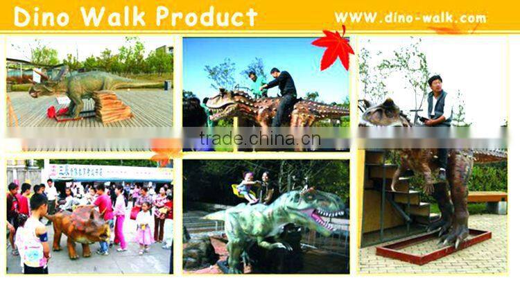 Electronic Game Mechanical Walking Dinosaur Silicon Toy Ride