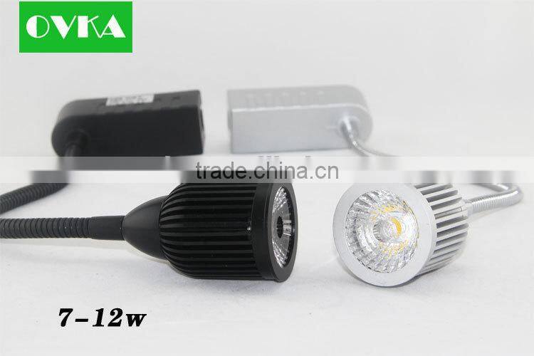 New Design! Gooseneck Track Light LED Spot Light 1w to 12w Rotatable high power for Gallery Store