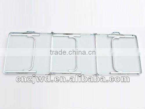 Silver Aluminum MDF Portable Folding Table stall table