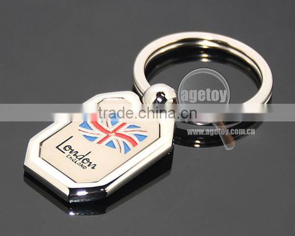 Promotional Metal Enamel The Union Flag England London Souvenirs Key Chain