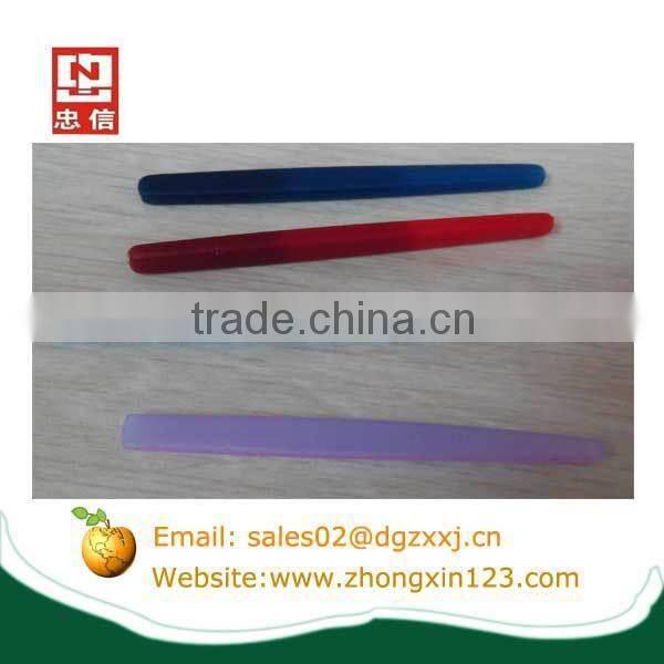 Gradient color silicone temple tips for glasses