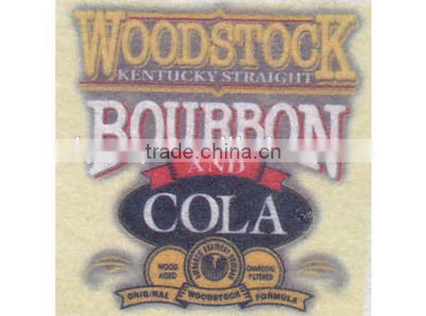 Translucent PET transfer film for hot tearing and cold tearing