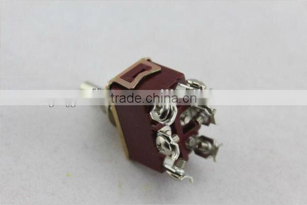 KN3A-214 waterproof mini yellow chrome toggle switch