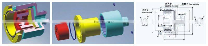 magnetic coupling motor