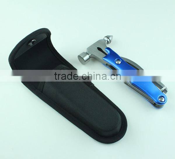 7 in 1 Multifunctional Rescue Safety Hammer With Carry Bag For Outdoor