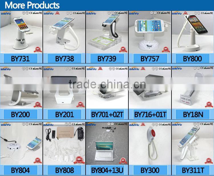 Standalone aluminium anti-shoplifting system for mobile phone