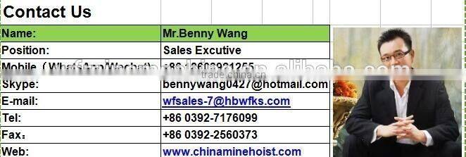 small type good price mine hoist