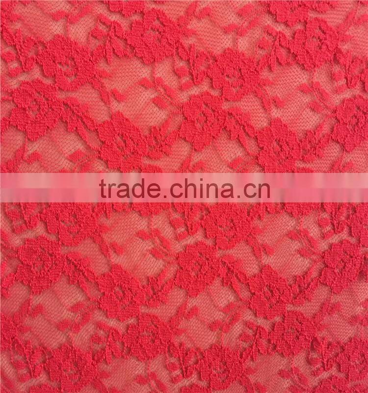 Elastic Plain dyed swiss cord lace