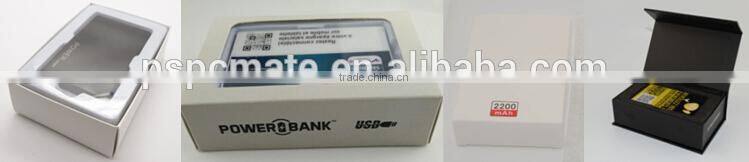 CE ROHS Certificated Super Slim Credit Card Mobile Power Bank 2200mAh