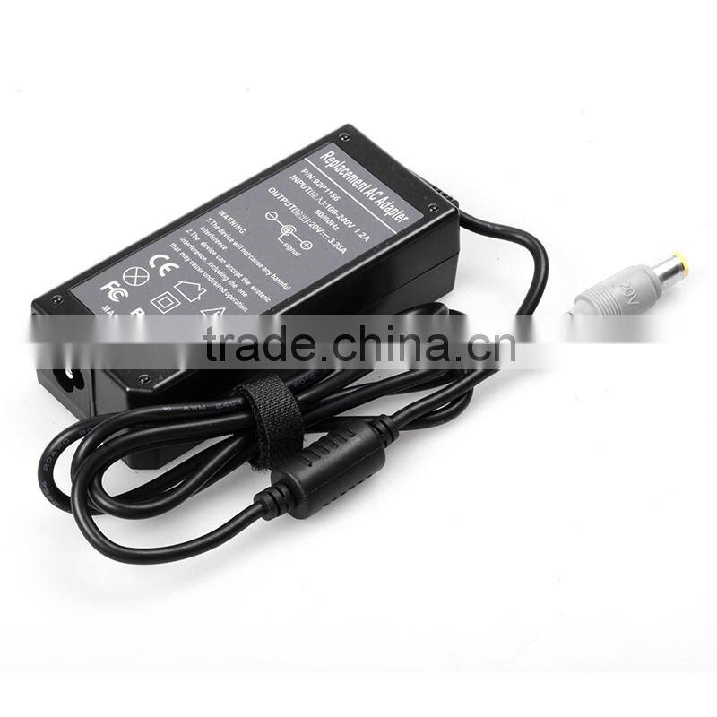 laptop charger for lenovo thinkpad 65w 20v 3.25a