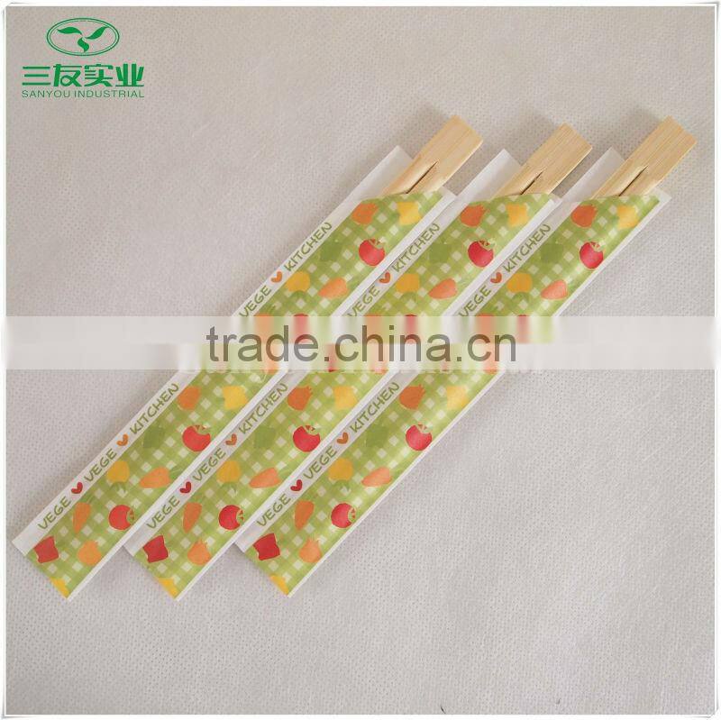 Paper Wrapped Disposable Bamboo Chopsticks