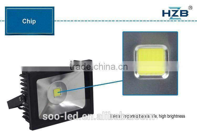 Aluminum parking lot pathway 70w led flood light