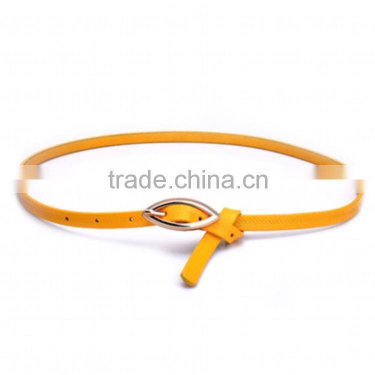 2015 hot sell fashion women leather pu belt manufacturer