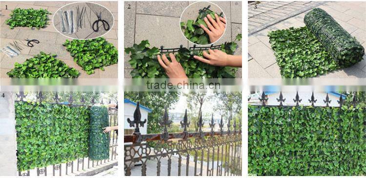 home garden artificial boxwood leaf plastic hedge