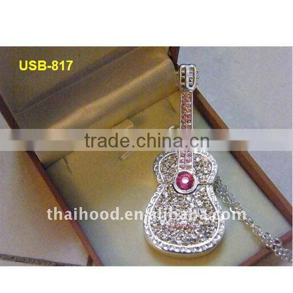 promotion gift heart shape jewelry usb flash drive