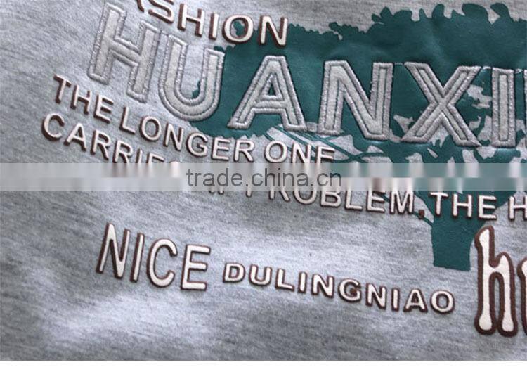 2015 fashion latest design hign quality cheap loose for men's anti shrink sports hoodies