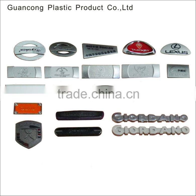 High quality custom logo metal plate Letter metal labels