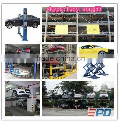 Hydraulic mini tilting double parking car lift for home garage