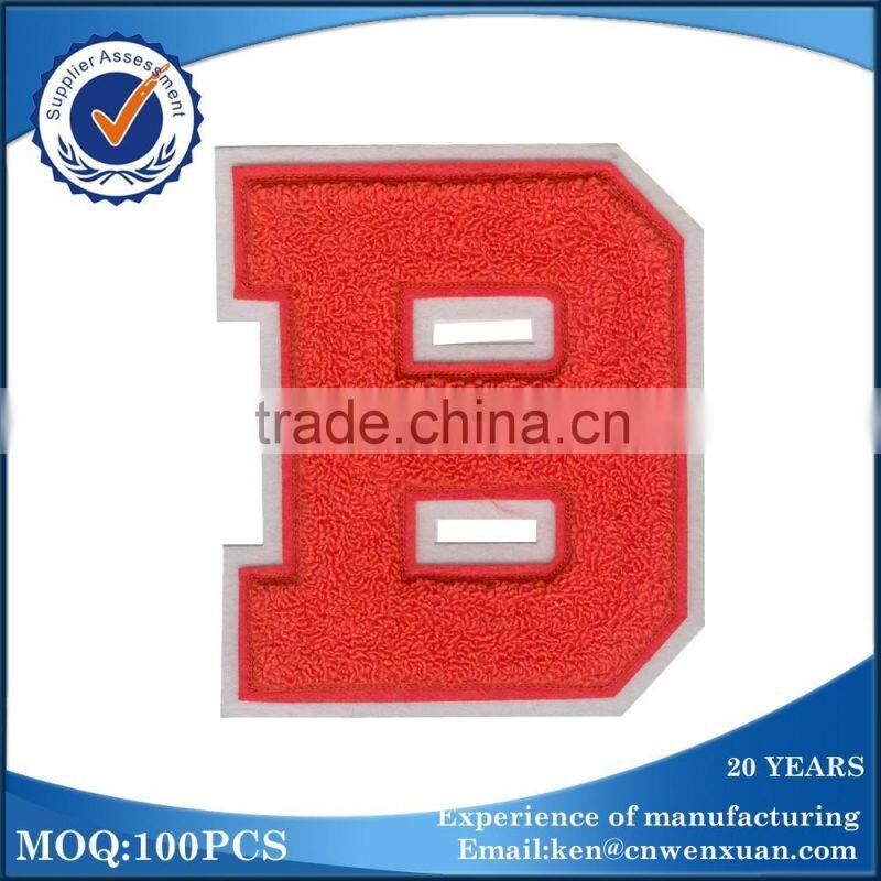 PROFESSIONAL FACTORY SUPPLY Custom cheap chenille patch