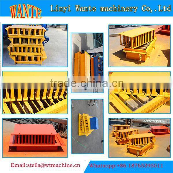 2015 hot sale ! QT4-15 used block making machine germany mould for concrete machine