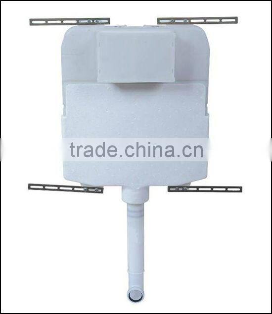84mm thickness dual flush concealed in wall cistern tank for floor standing toilet from Xiamen