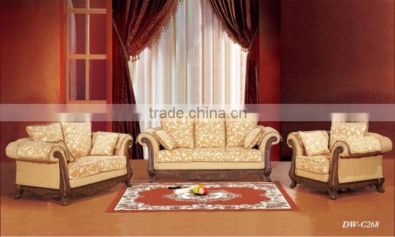 China sofa solid wood carving sofa french antique bedroom furniture sets