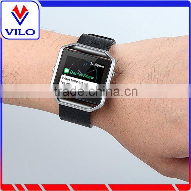 Genuine Leather band Clasic Watchband Bracelet For Fitbit Blaze