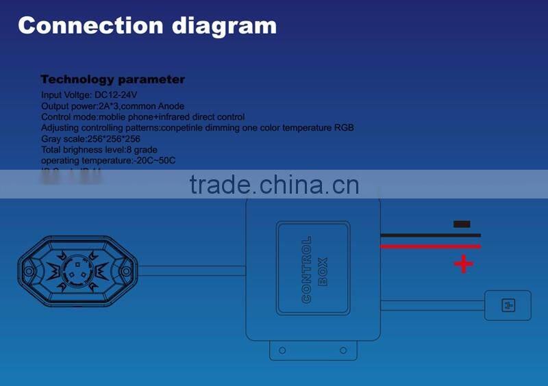 8PCS RGB C-ree LED Rock Light tail Fender Under Under Car Decorative Offroad RGB Light with Bluetooth Controller
