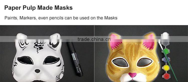 Kids Arts and Crafts Lesson Use Paper Face Mask