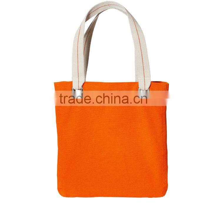100% Garment Washed Cotton Canvas Tote Bag