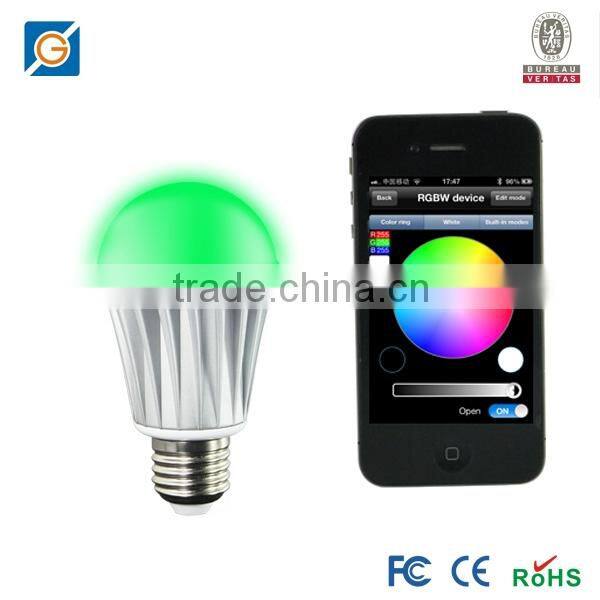 E27 Music Alarm Group Smart LED Light Bulb Lamp RGB APP Remote Multi-Color