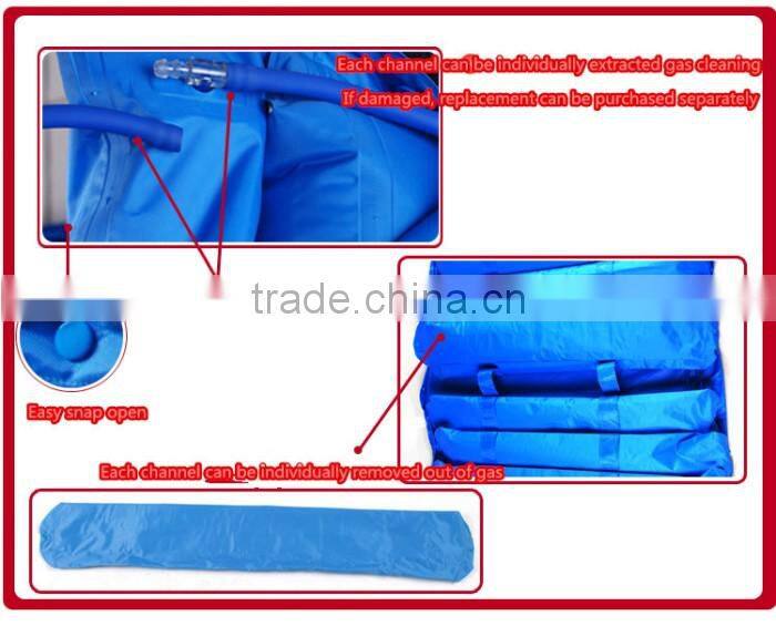 Manufacture hot selling manufacture anti decubitus air mattress fluctuation in jet-type double-deck with air pump nursing care