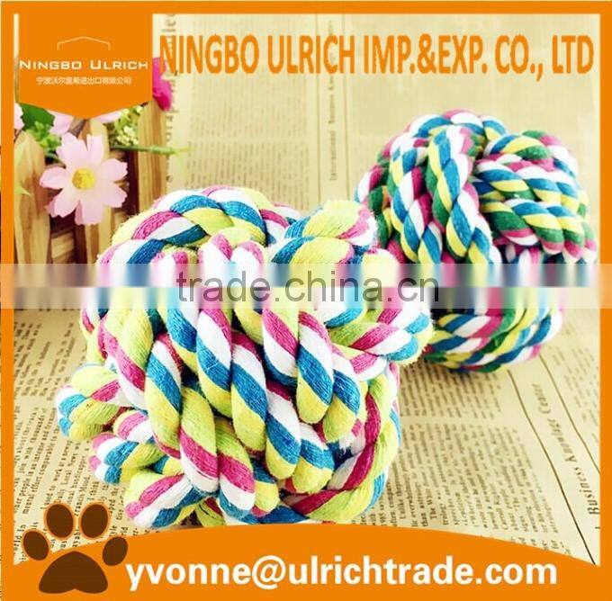 WP03 Knots Cotton Rope Strengthen Teeth pet toys for dog