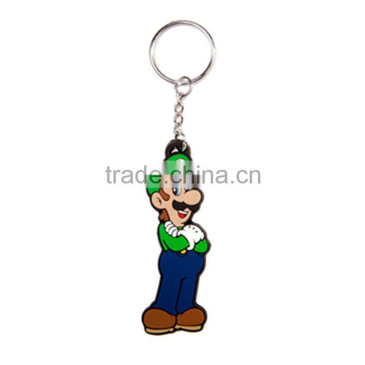 Hot Sell Mario Series 3D Rubber Keychain