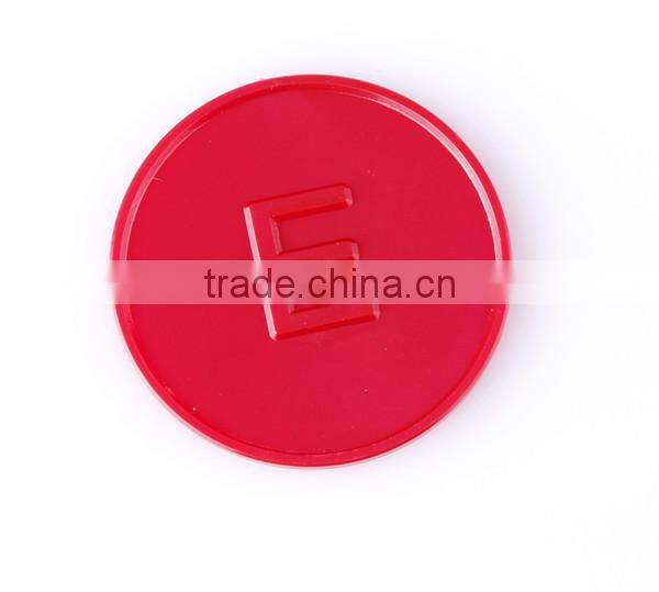 cheap plastic token / customized logo / text and picture