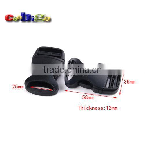 Plastic Arched Buckle For Backpack Straps Luggage Accessories #FLC329-20/25/32/38/50