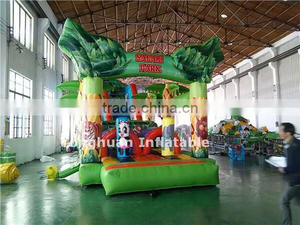 Funny inflatable bouncer slide toys for kids