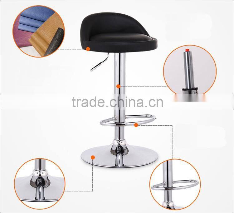 Comfortable elegant red bedroom swivel leather leisure chair